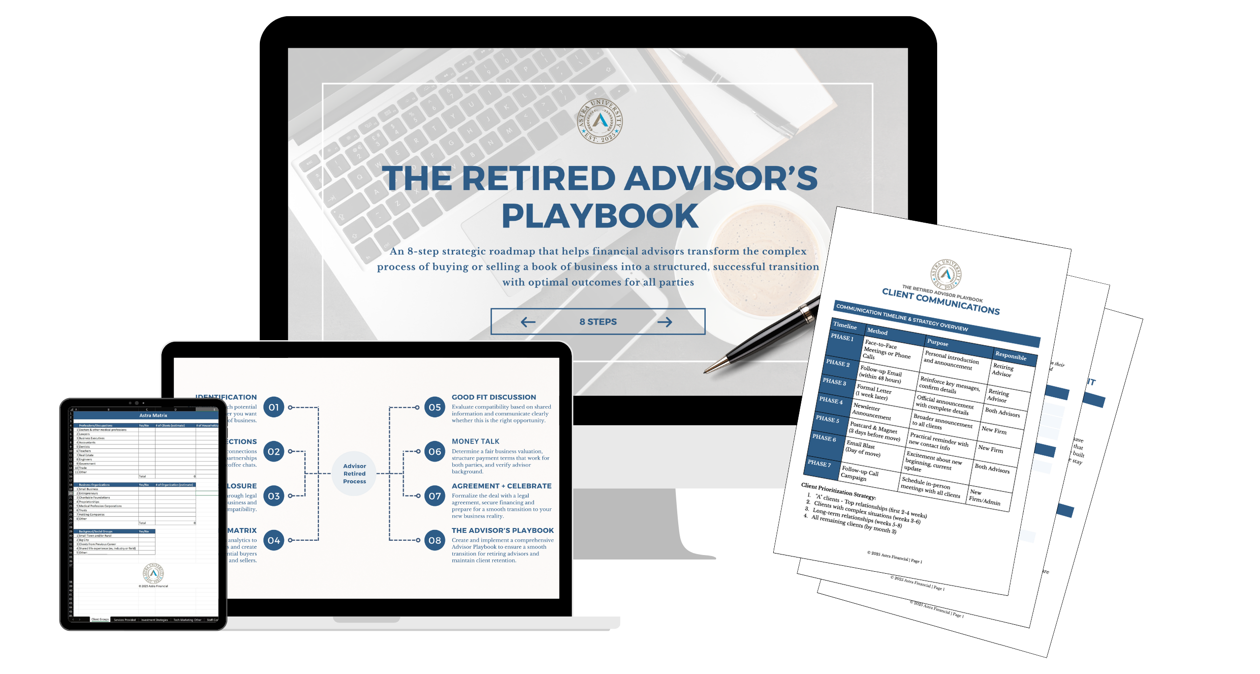 Retired Advisors Playbook - Full Mockup